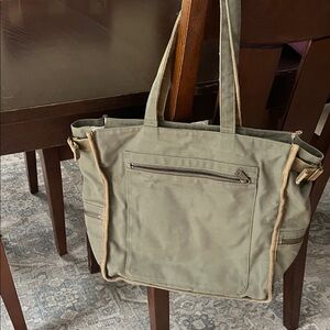 Feed Olive Green Tote Bag